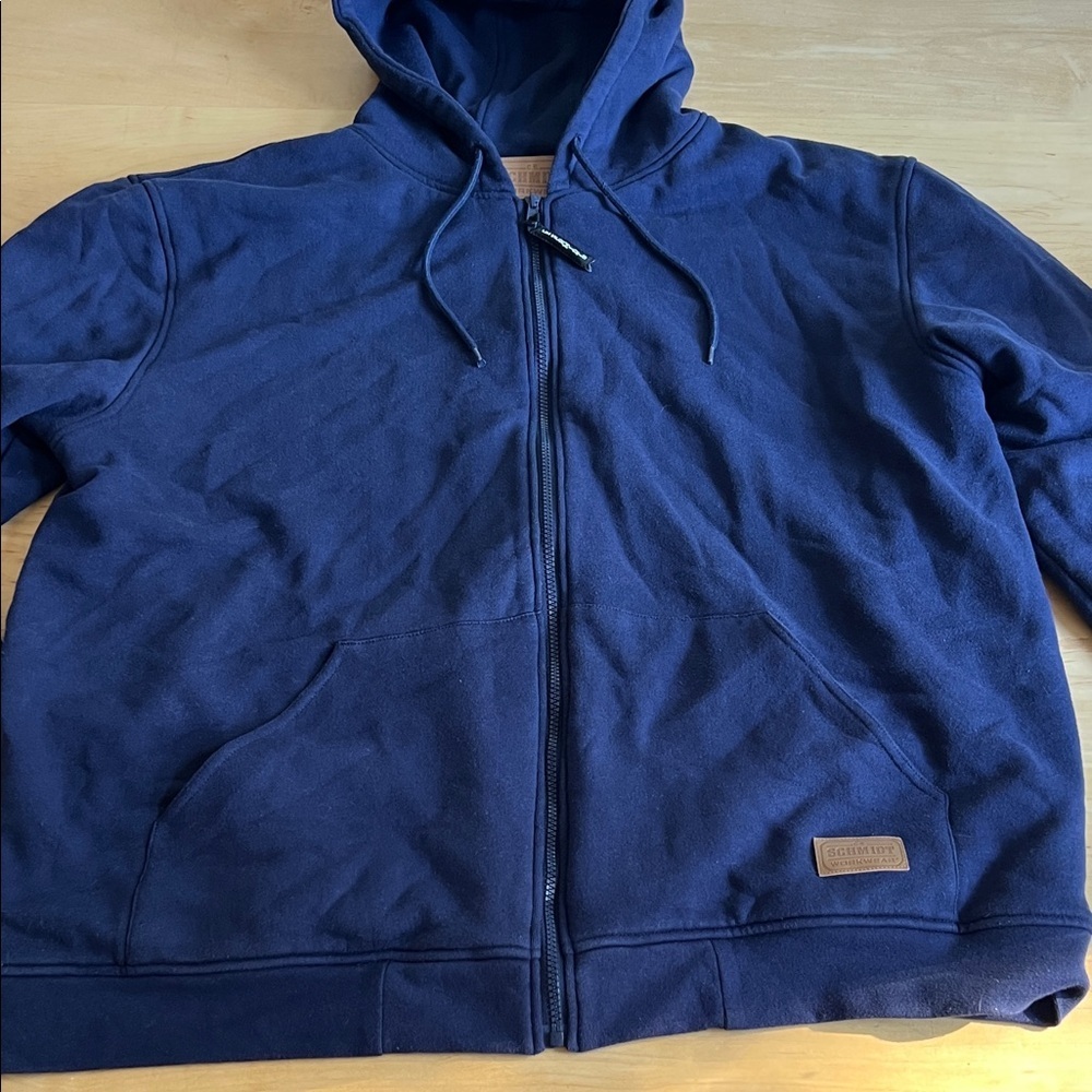 Men's Navy Blue Hoodie Jacket